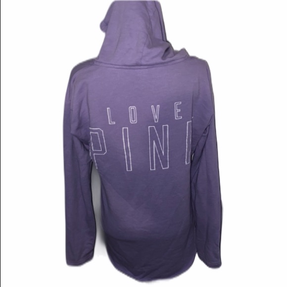PINK Victoria's Secret Tops - PINK Victoria’s Secret Lavender Hoodie